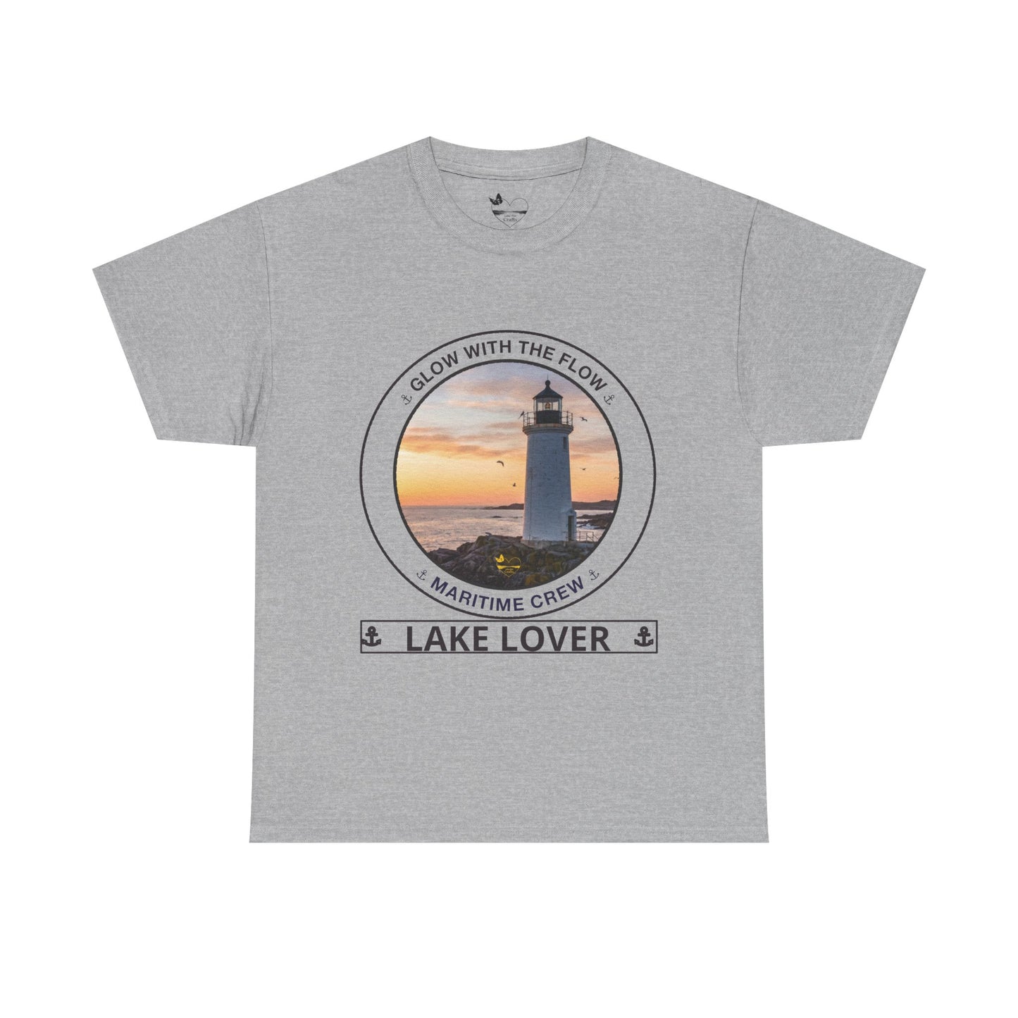 Personalized Glow with the Flow Gildan Transom shirt