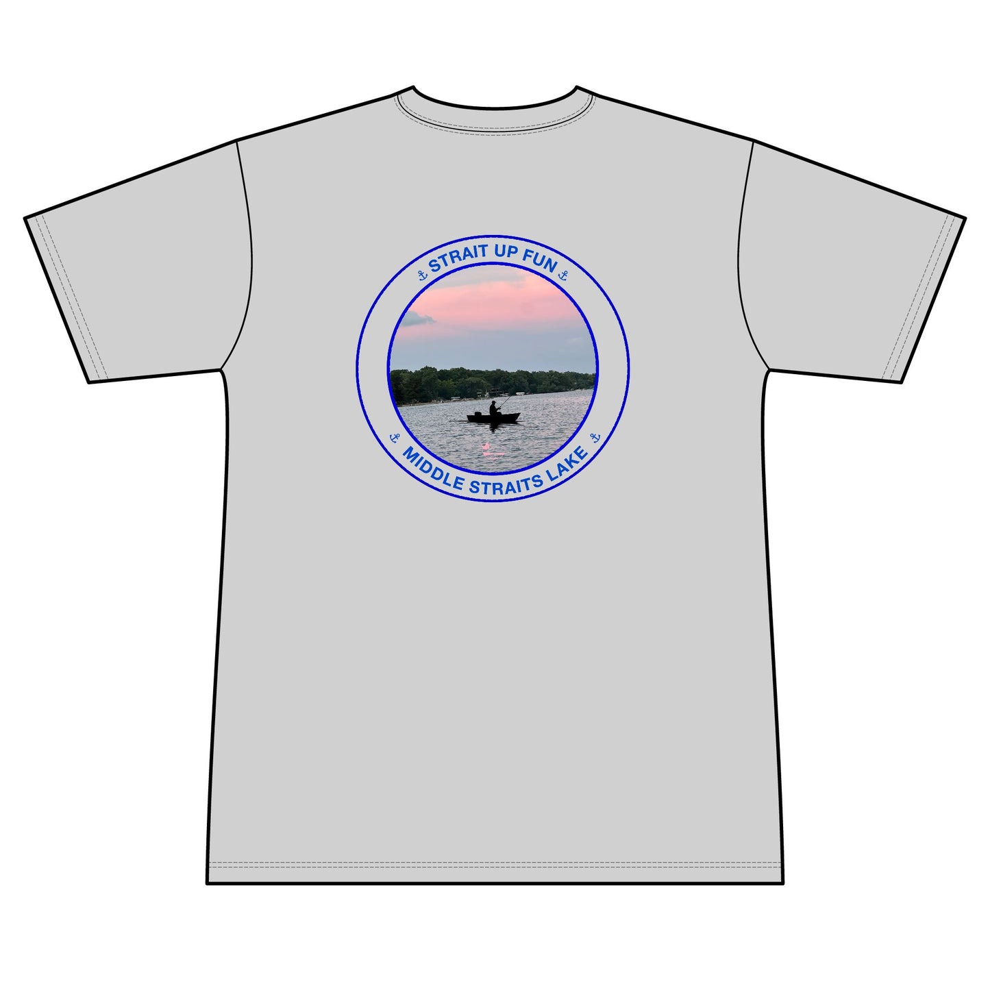 Personalized Middle Straits Lake Crest Performance Shirt