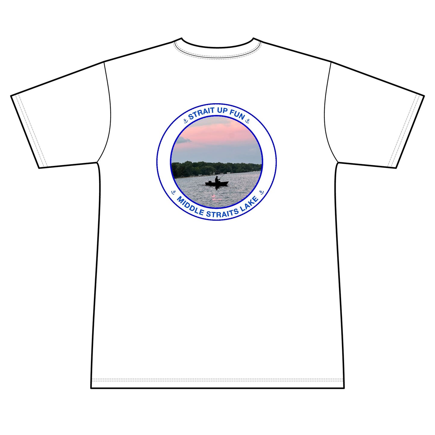 Personalized Middle Straits Lake Crest Performance Shirt
