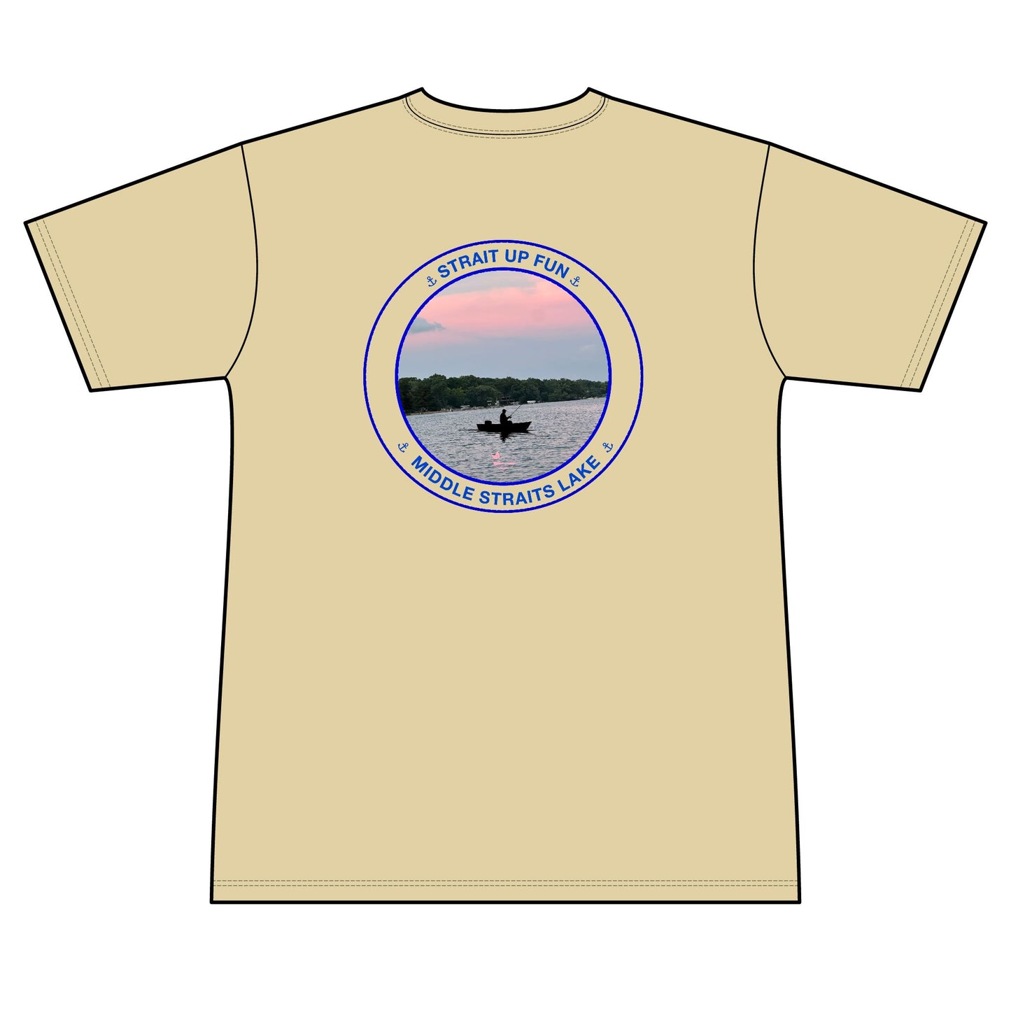 Personalized Middle Straits Lake Crest Performance Shirt