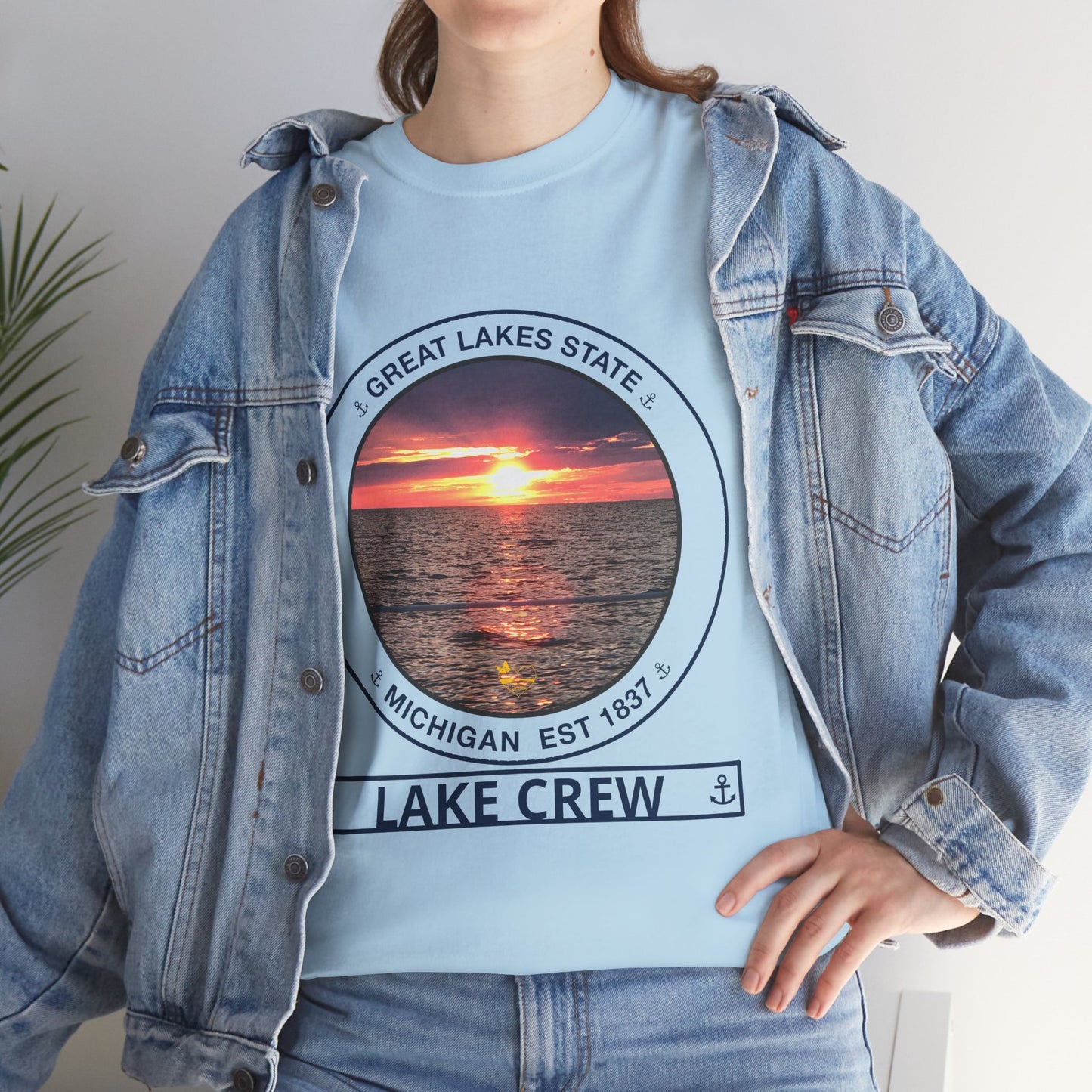 Personalized Great Lakes State Transom Shirt