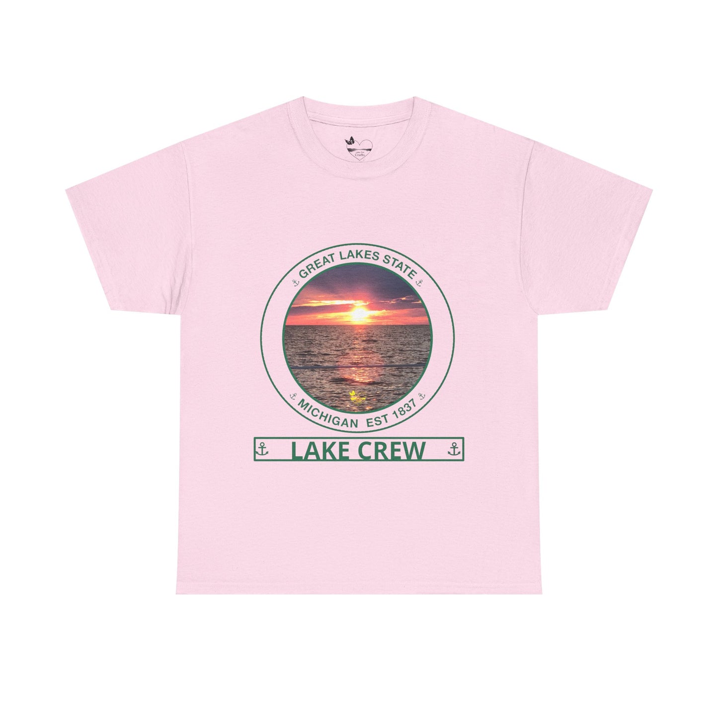 Personalized Great Lakes State Transom Shirt – Green