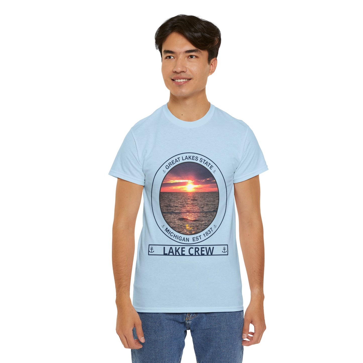 Personalized Great Lakes State Transom Shirt