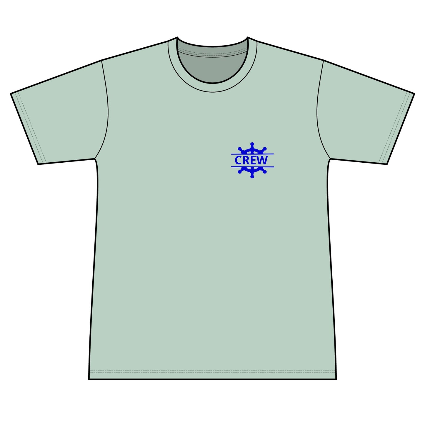 Personalized Middle Straits Lake Crest Performance Shirt
