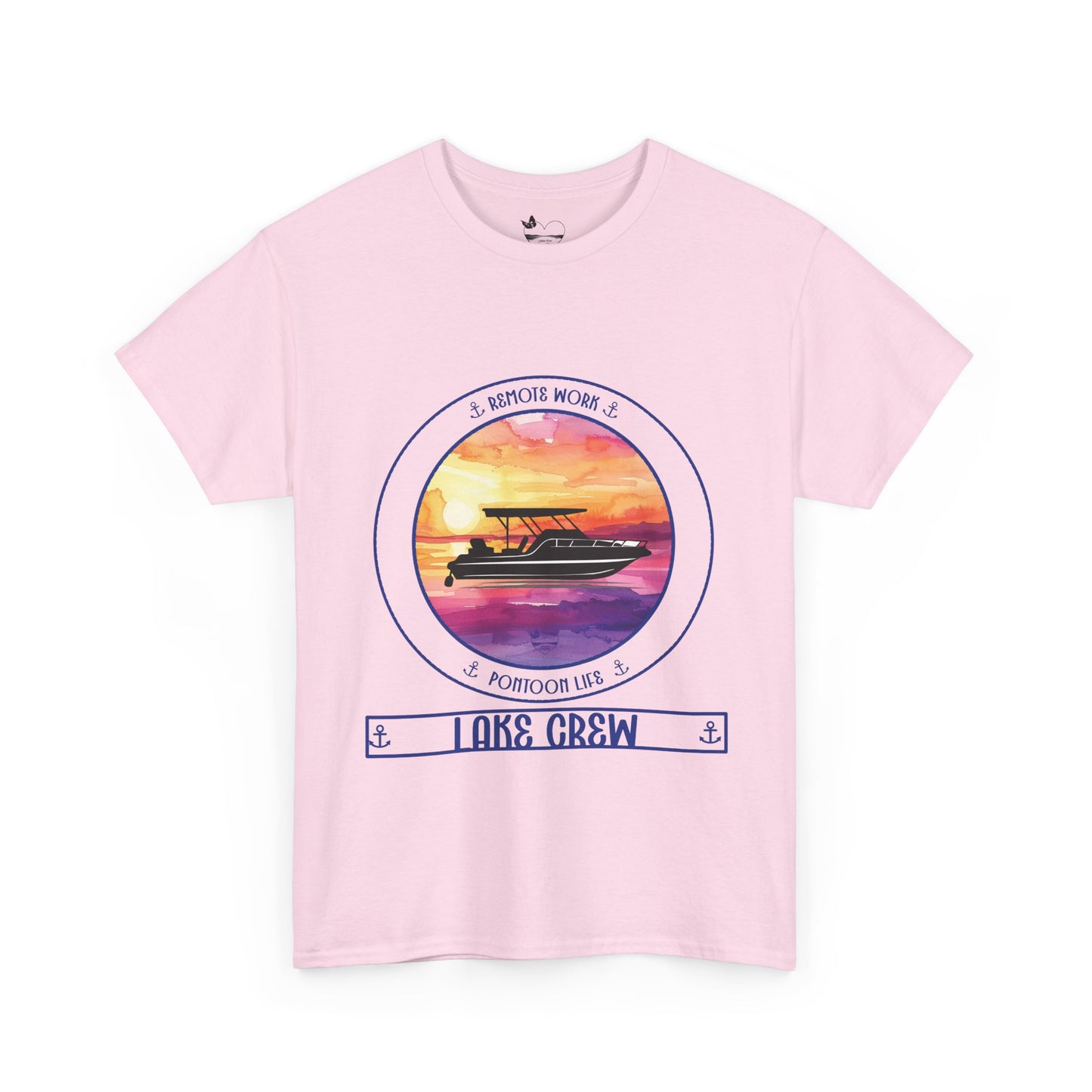 Personalized Pontoon Life Transom Shirt – Sunset