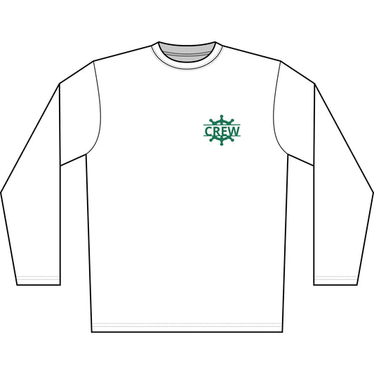 Personalized Great Lakes State  Crest Performance Long Sleeve Shirt- Green