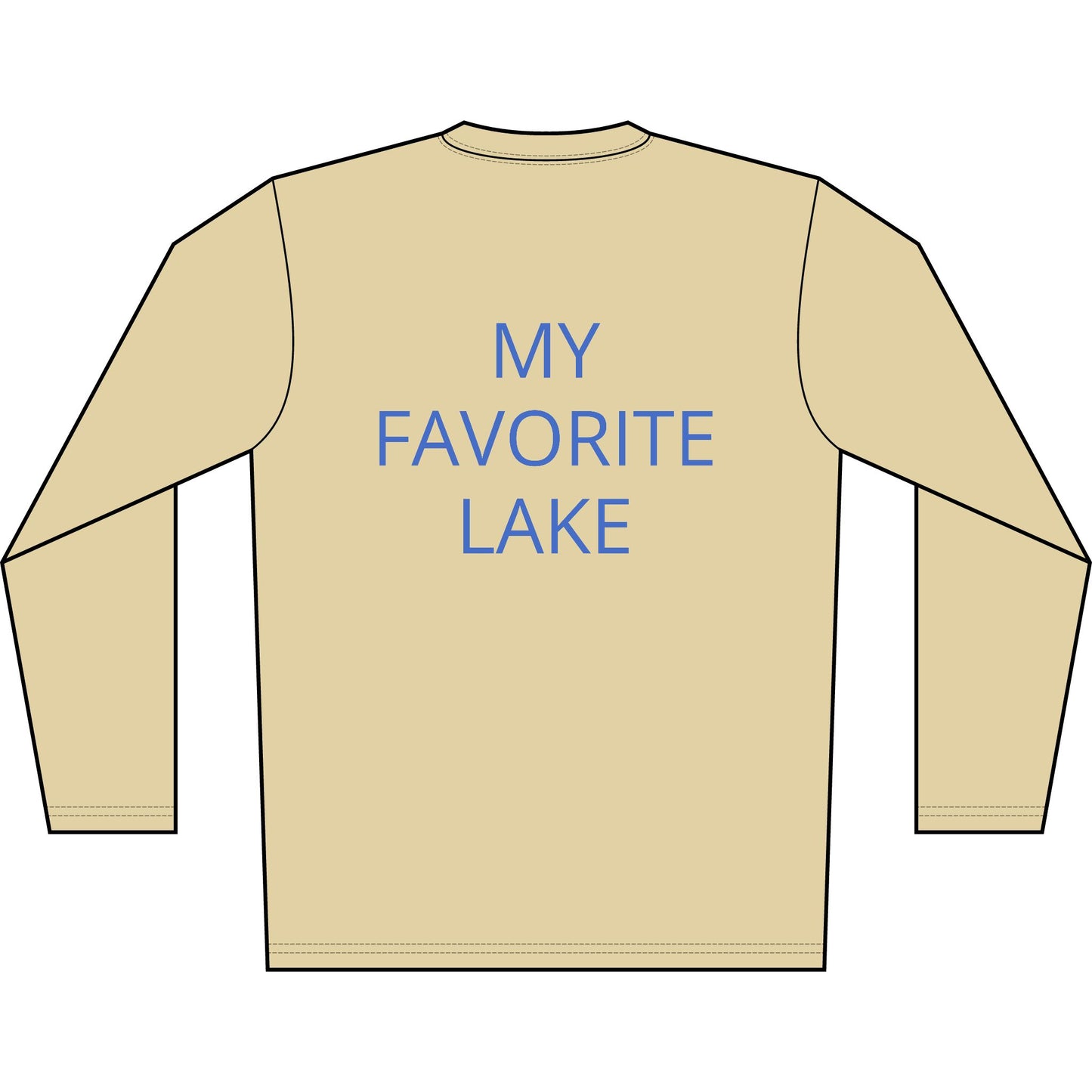 Personalized Wolverine Lake Transom Performance Long Sleeve Shirt