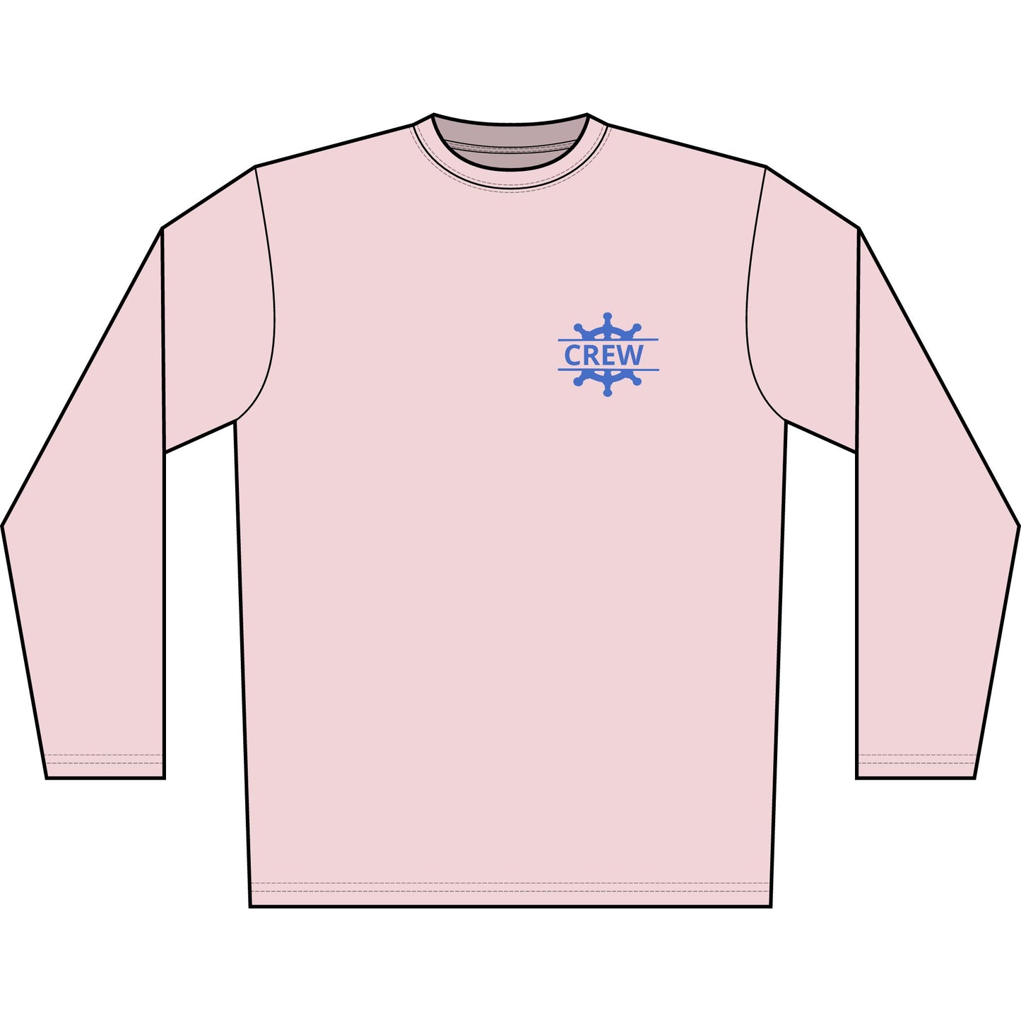 Personalized Wolverine Lake Crest Performance Long Sleeve Shirt