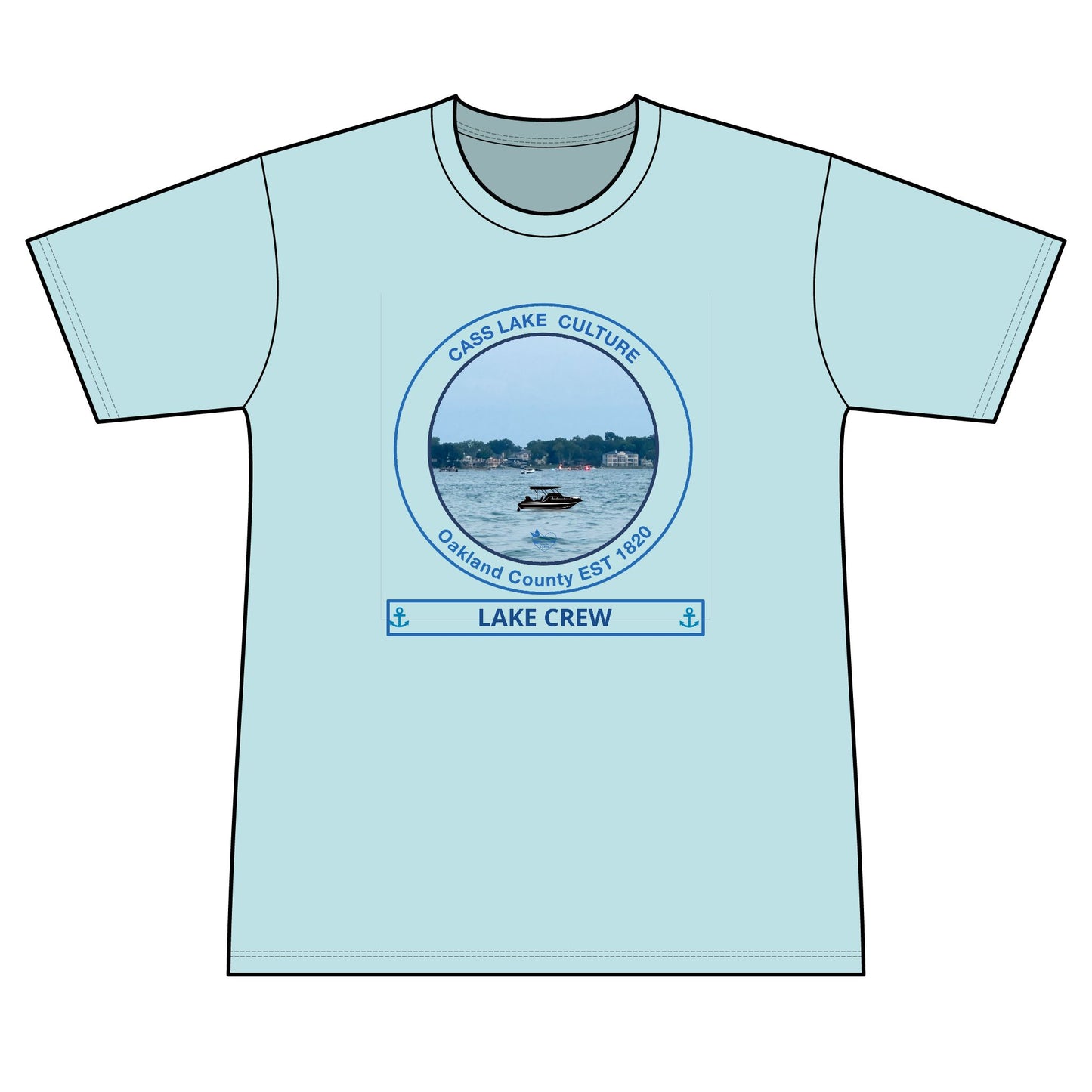 Personalized Cass Lake Transom Performance Shirt