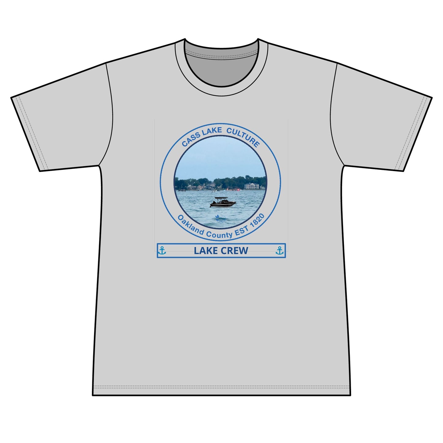 Personalized Cass Lake Transom Performance Shirt