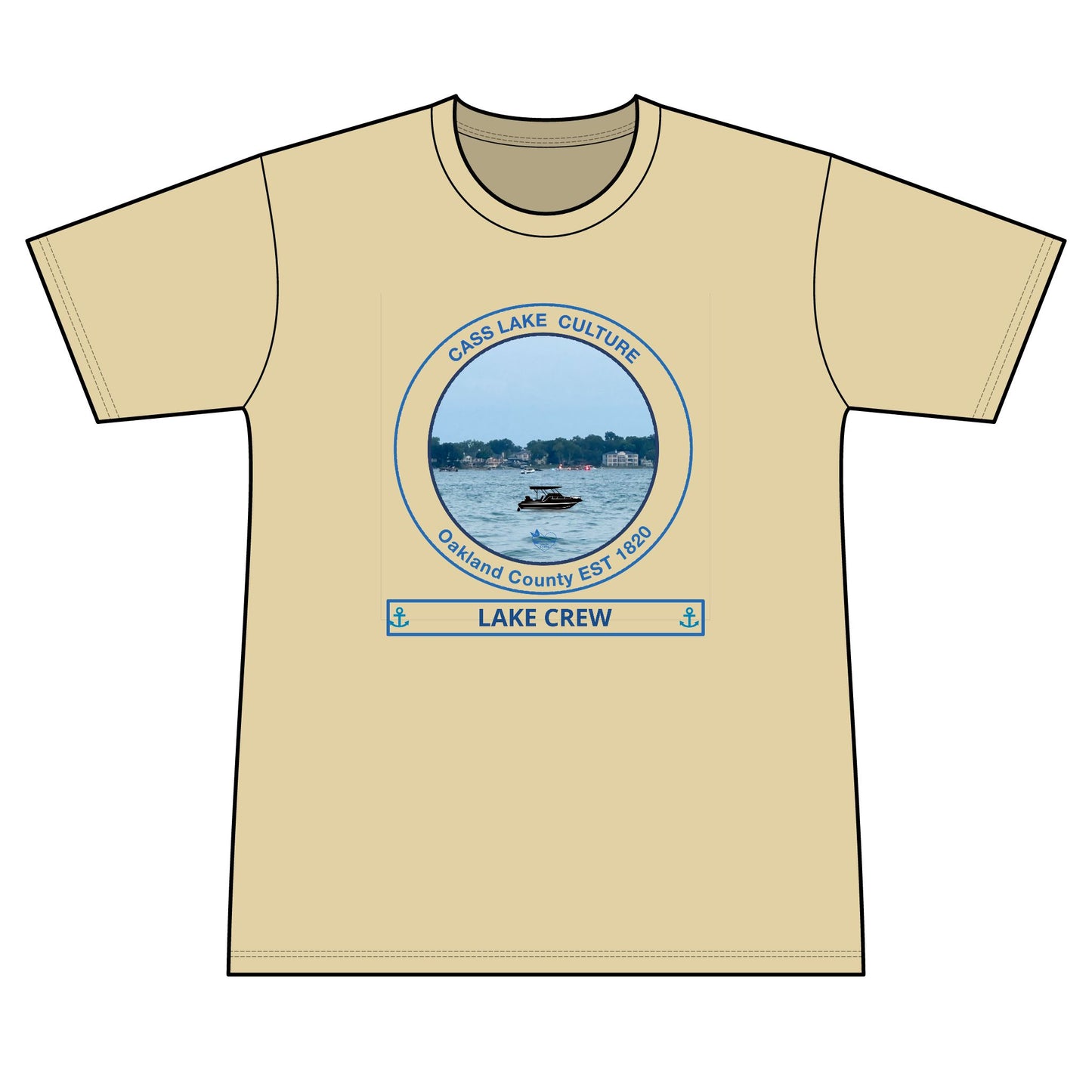 Personalized Cass Lake Transom Performance Shirt