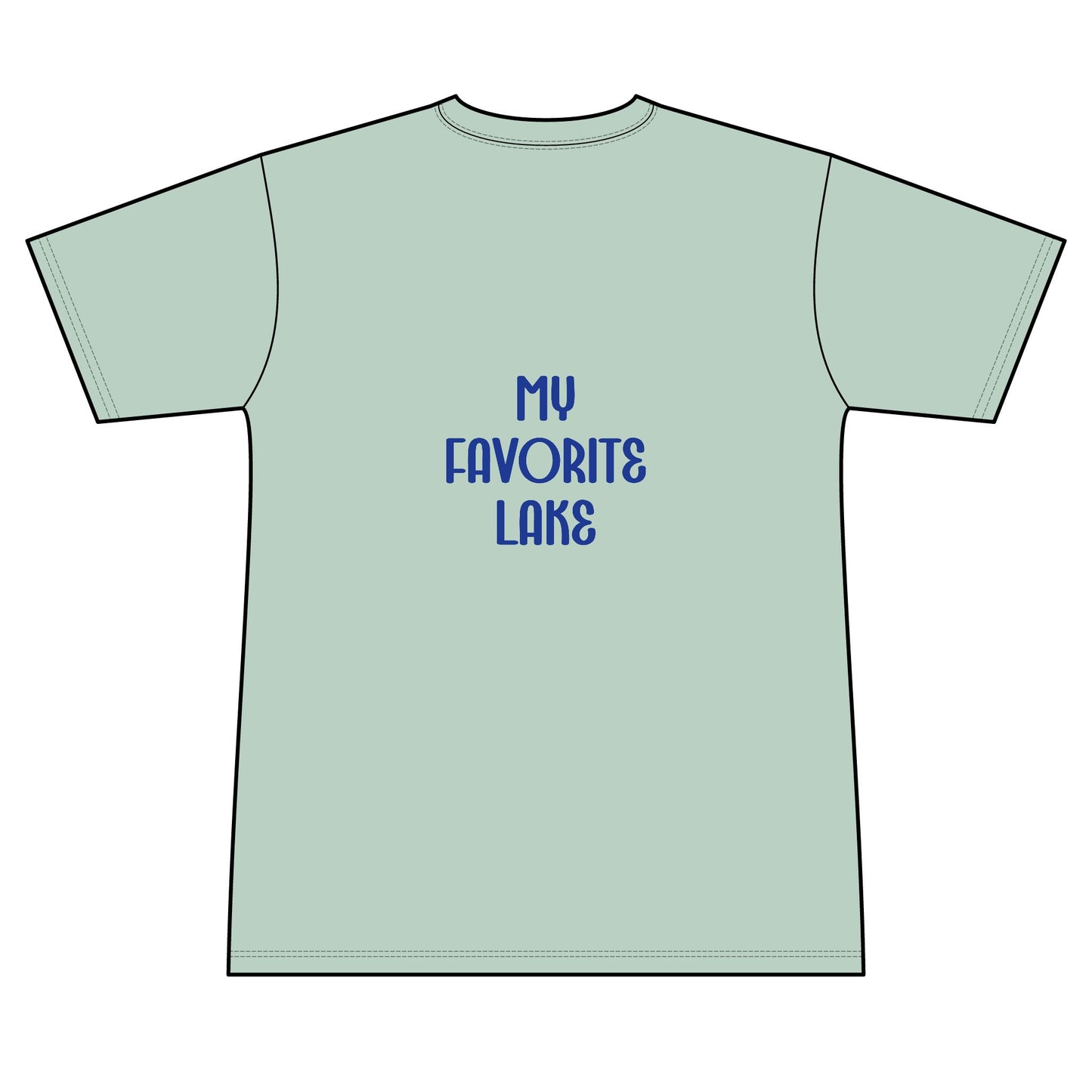 Performance Pontoon Life Transom morning haze  short sleeve tee UPF 50+