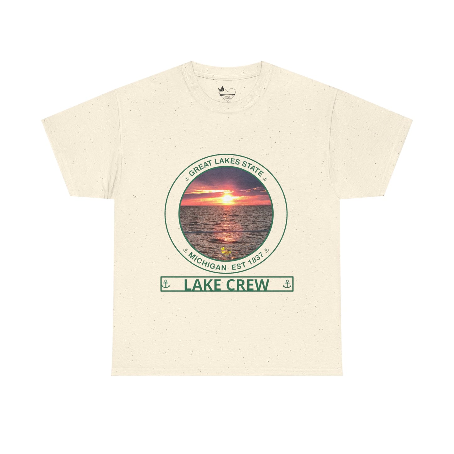 Personalized Great Lakes State Transom Shirt – Green