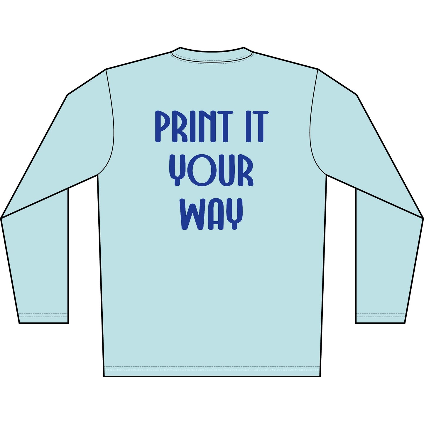 Personalized Pontoon Life Transom Performance Long Sleeve Shirt – Sunset