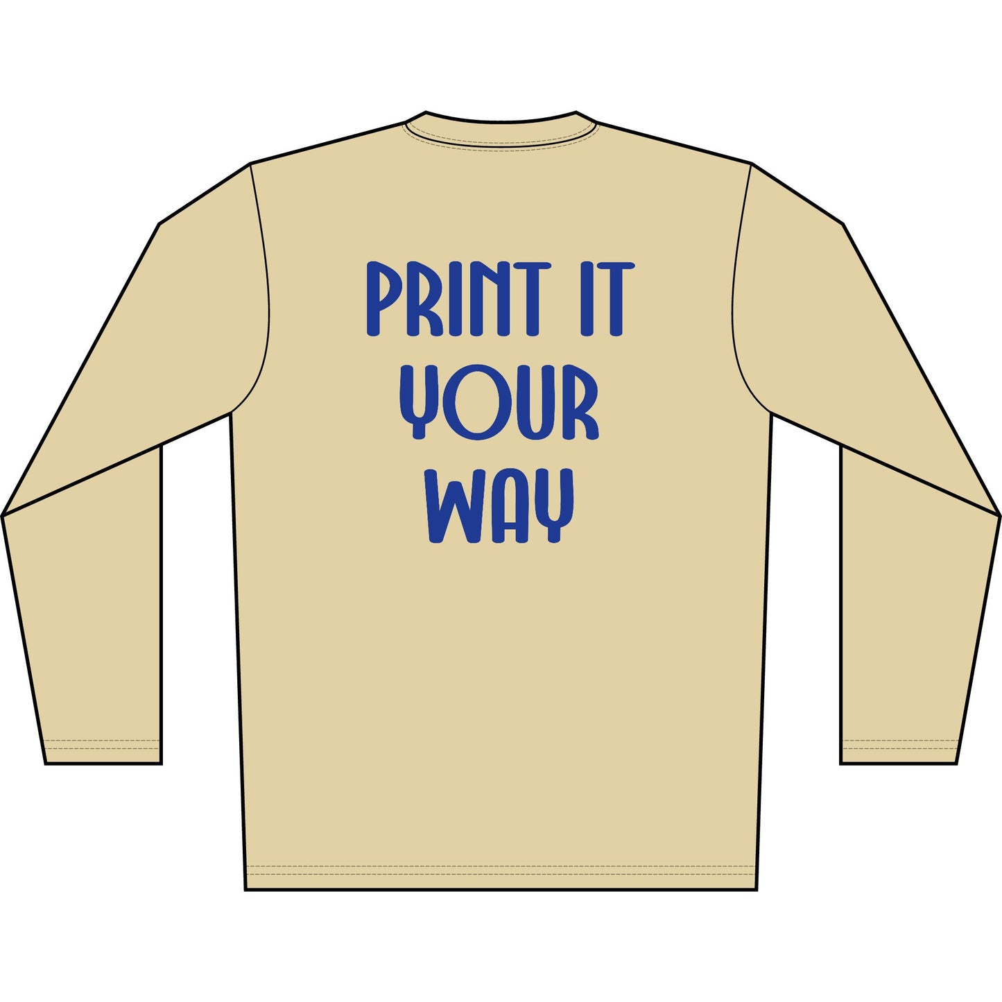Personalized Pontoon Life Transom Performance Long Sleeve Shirt – Sunset