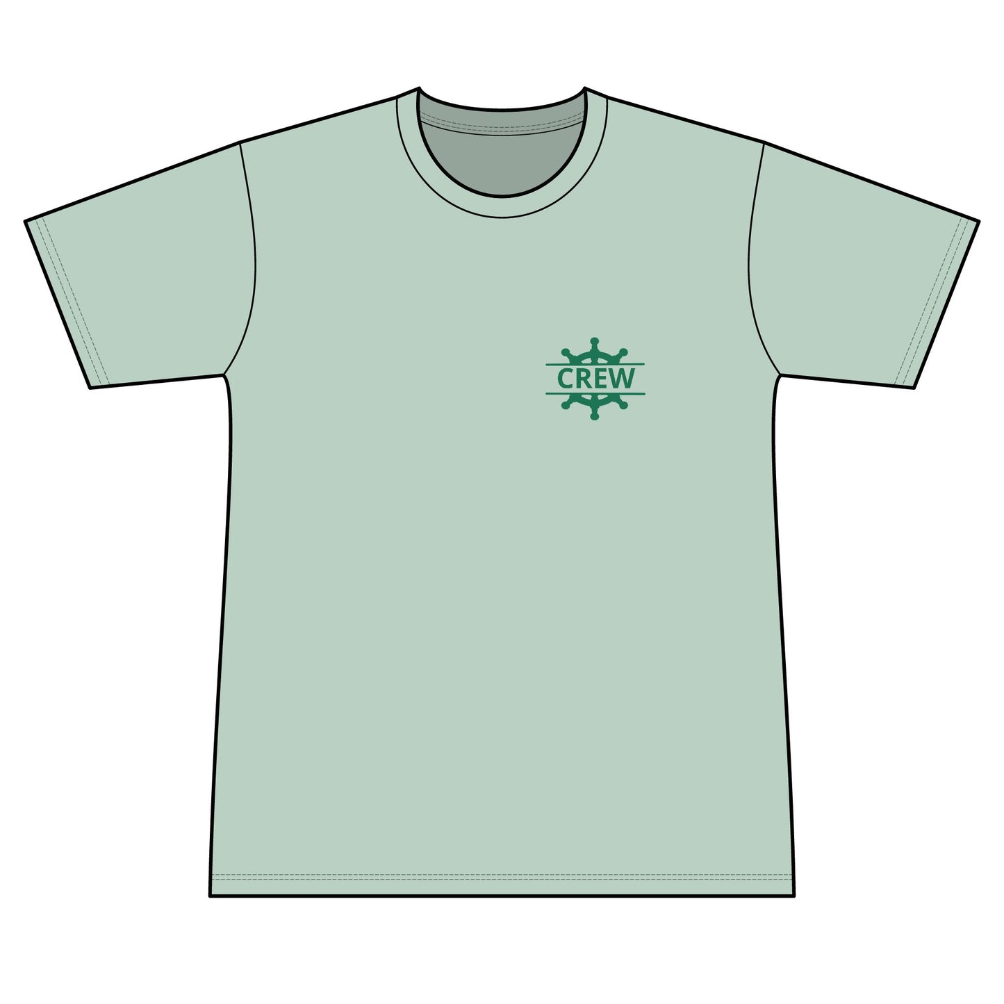 Personalized Great Lakes State Crest Performance Shirt – Green