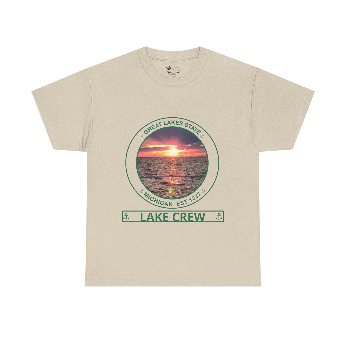 Personalized Great Lakes State Transom Shirt – Green