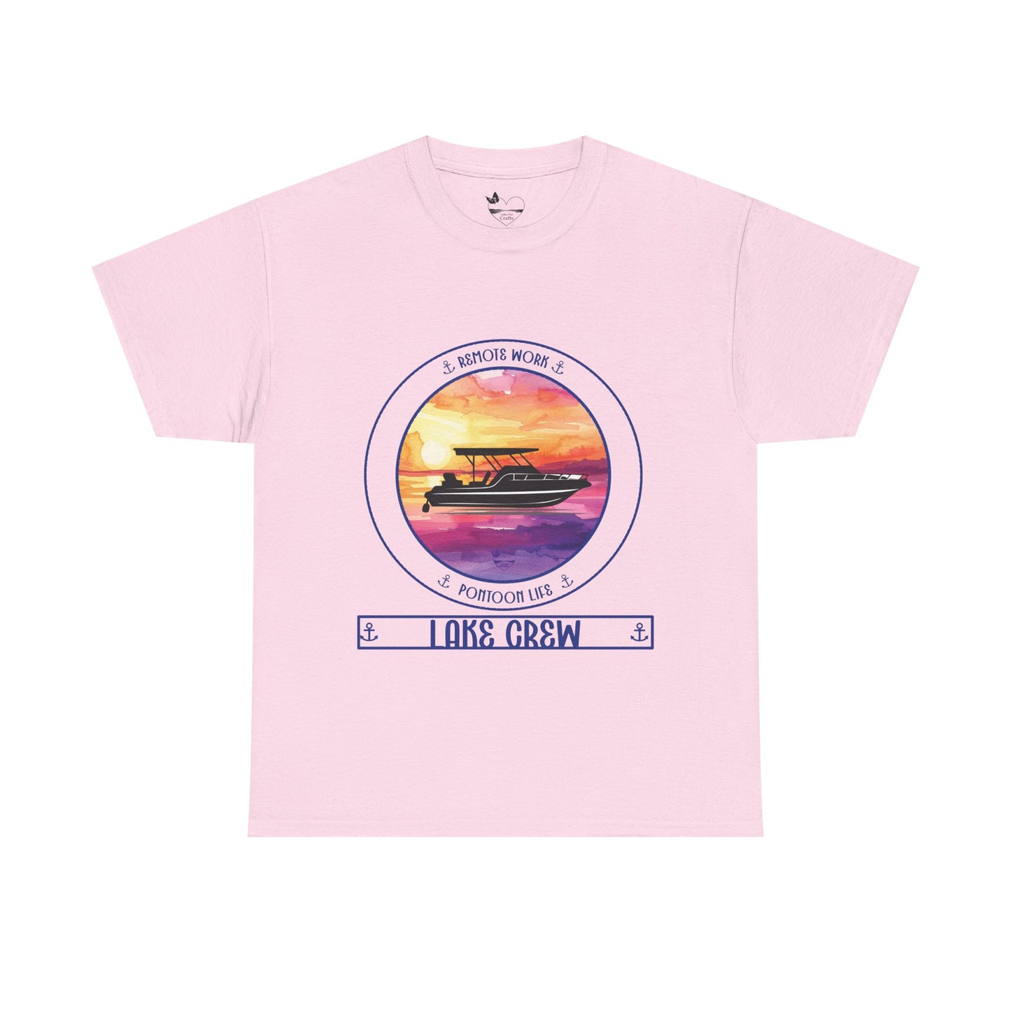 Personalized Pontoon Life Transom Shirt – Sunset