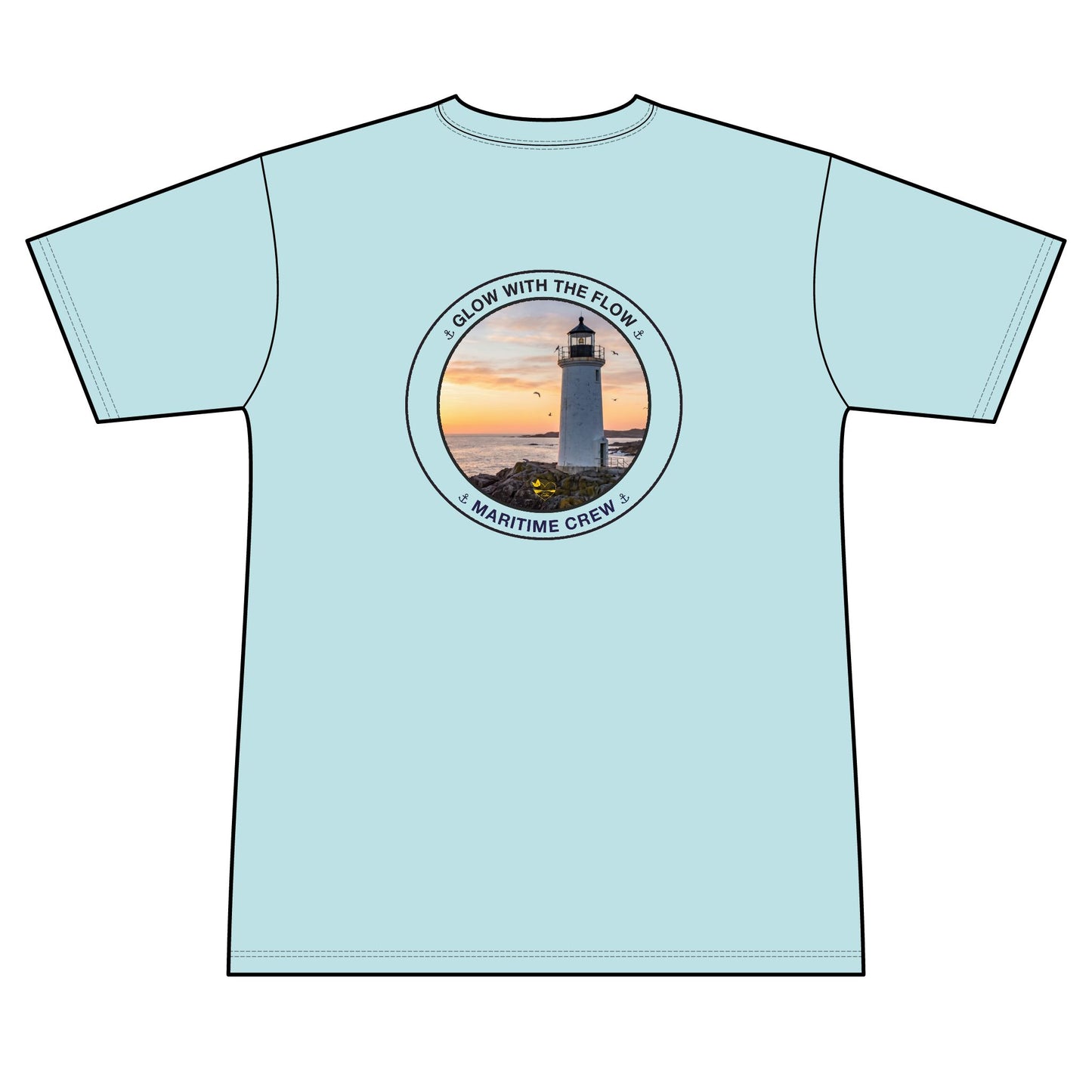 Personalized Glow with the Flow Crest Performance Shirt