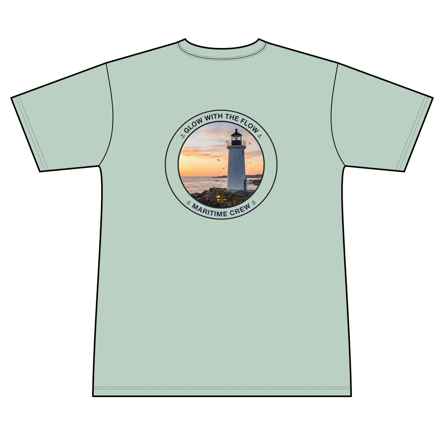 Personalized Glow with the Flow Crest Performance Shirt