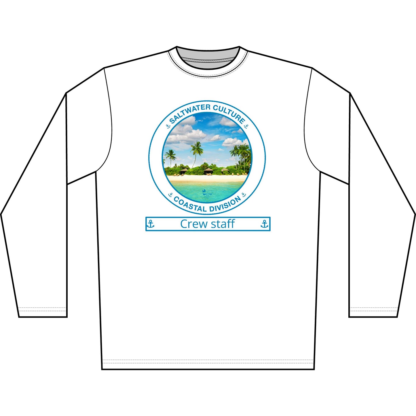 Personalized Saltwater Culture Transom Performance Long Sleeve Shirt