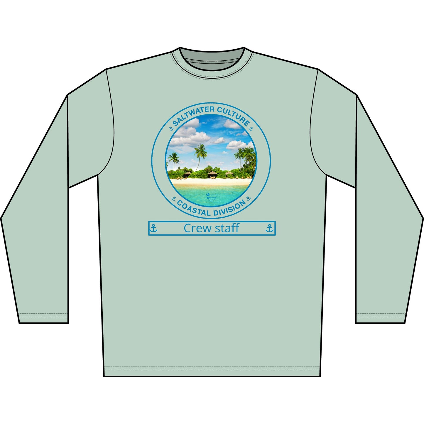 Personalized Saltwater Culture Transom Performance Long Sleeve Shirt