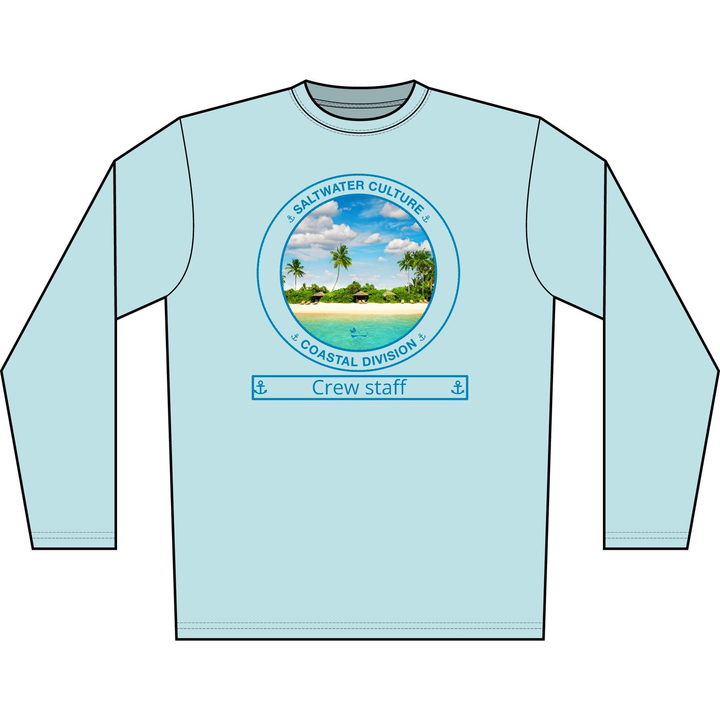 Personalized Saltwater Culture Transom Performance Long Sleeve Shirt