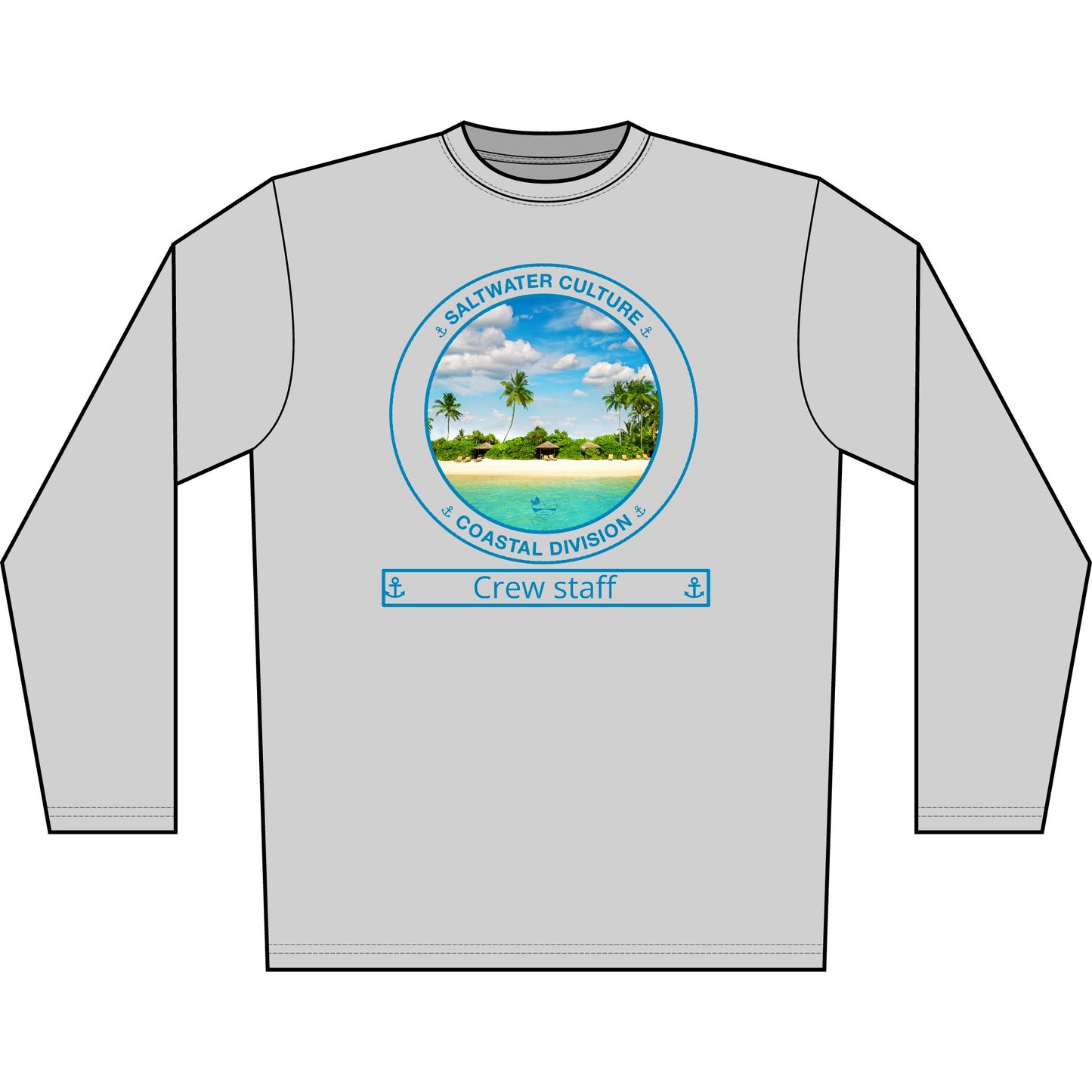 Personalized Saltwater Culture Transom Performance Long Sleeve Shirt