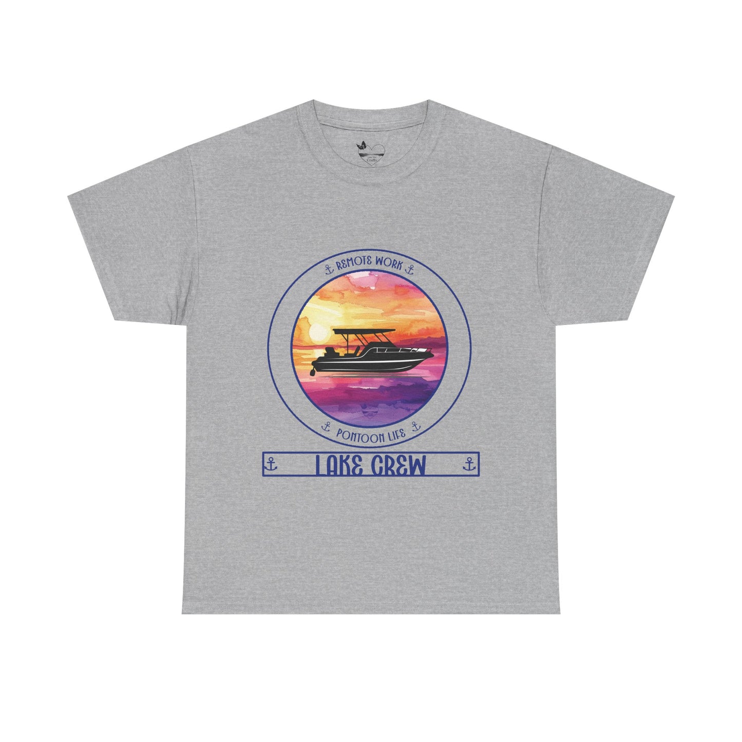 Personalized Pontoon Life Transom Shirt – Sunset