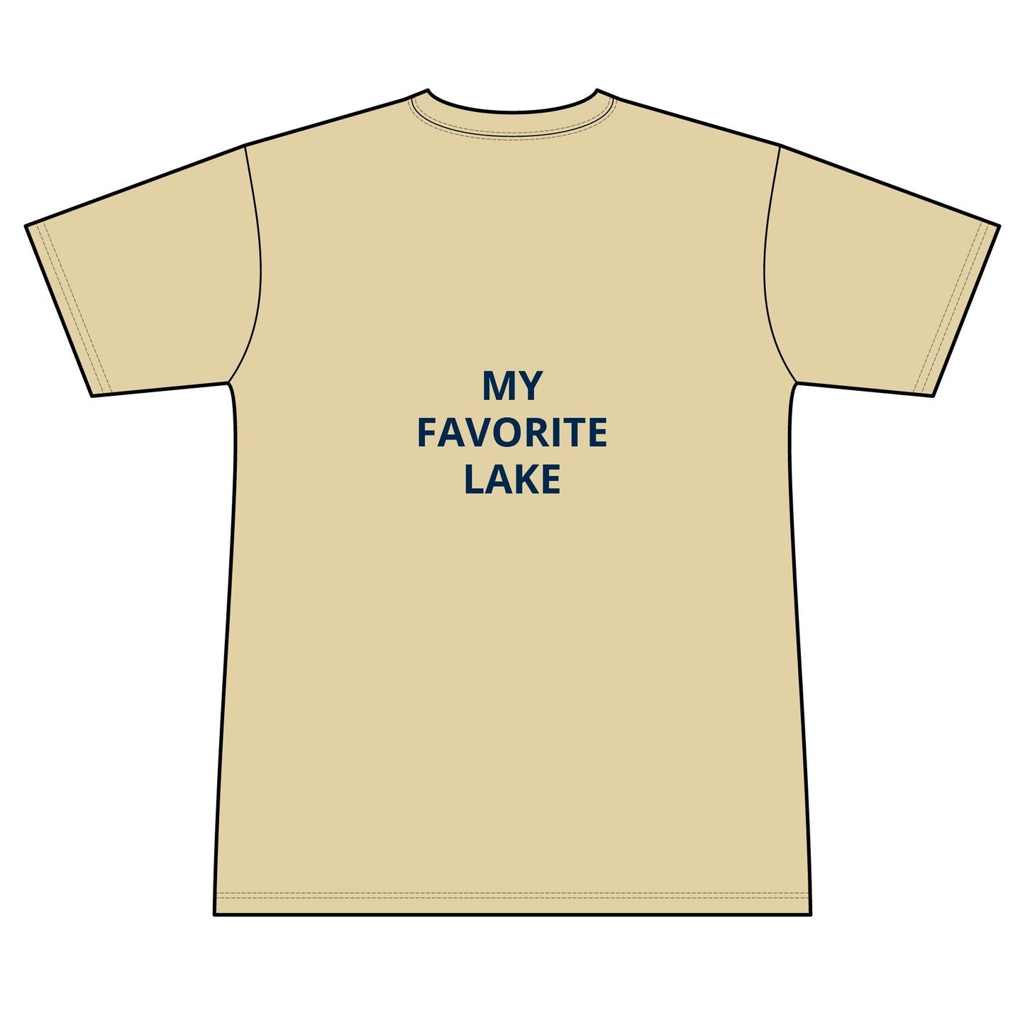 Great Lakes State Blue  Performance Transom short sleeve tee UPF 50+