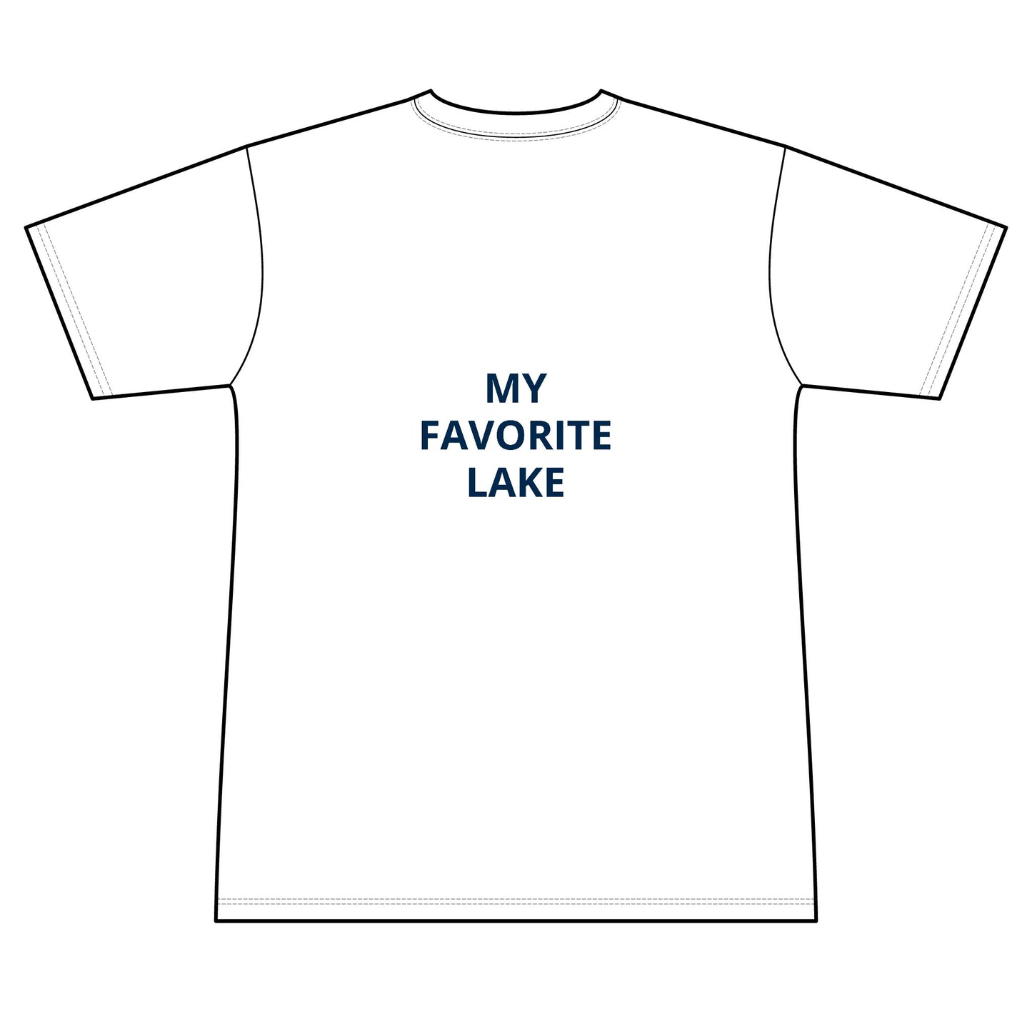 Great Lakes State Blue  Performance Transom short sleeve tee UPF 50+
