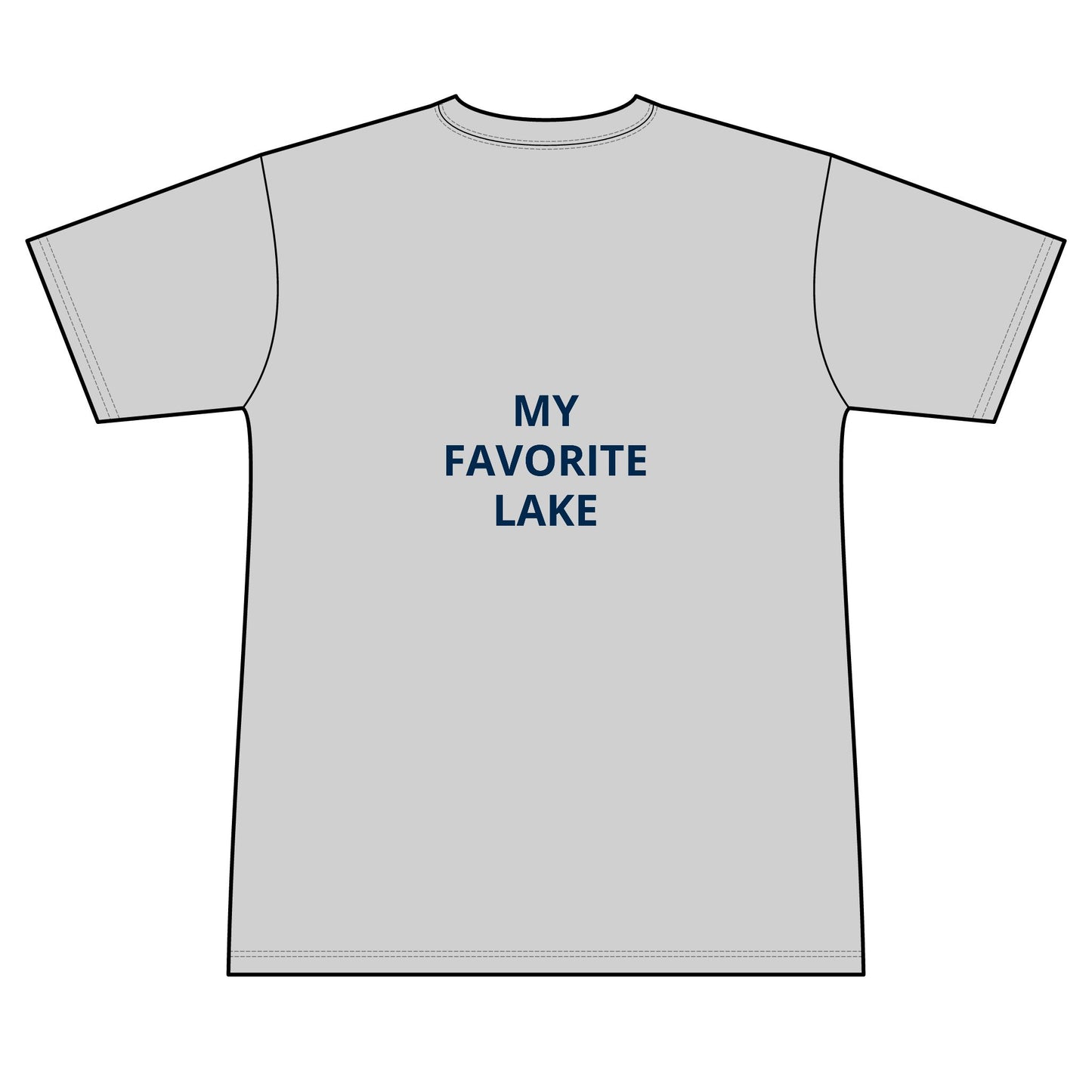 Great Lakes State Blue  Performance Transom short sleeve tee UPF 50+